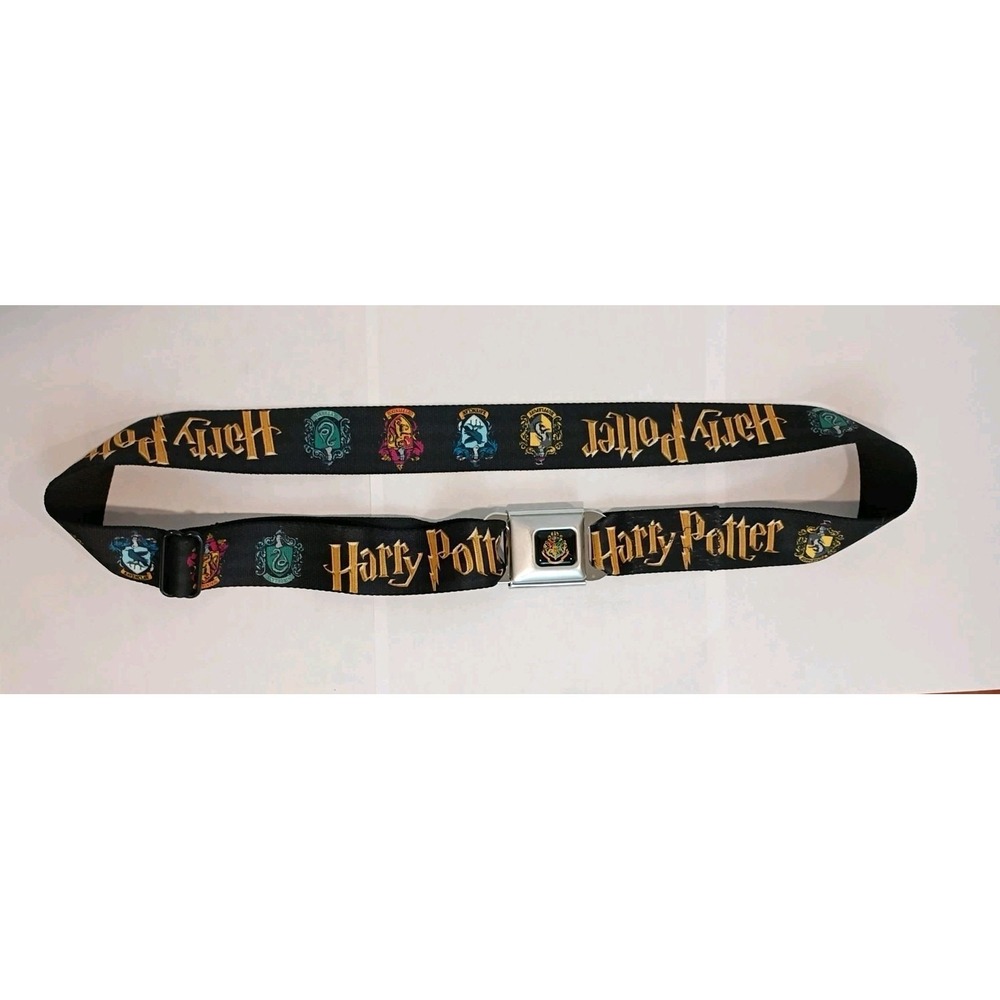 Buckle Down Seatbelt Belt Harry Potter Gryffindor Slytherin Hufflepuff Ravenclaw